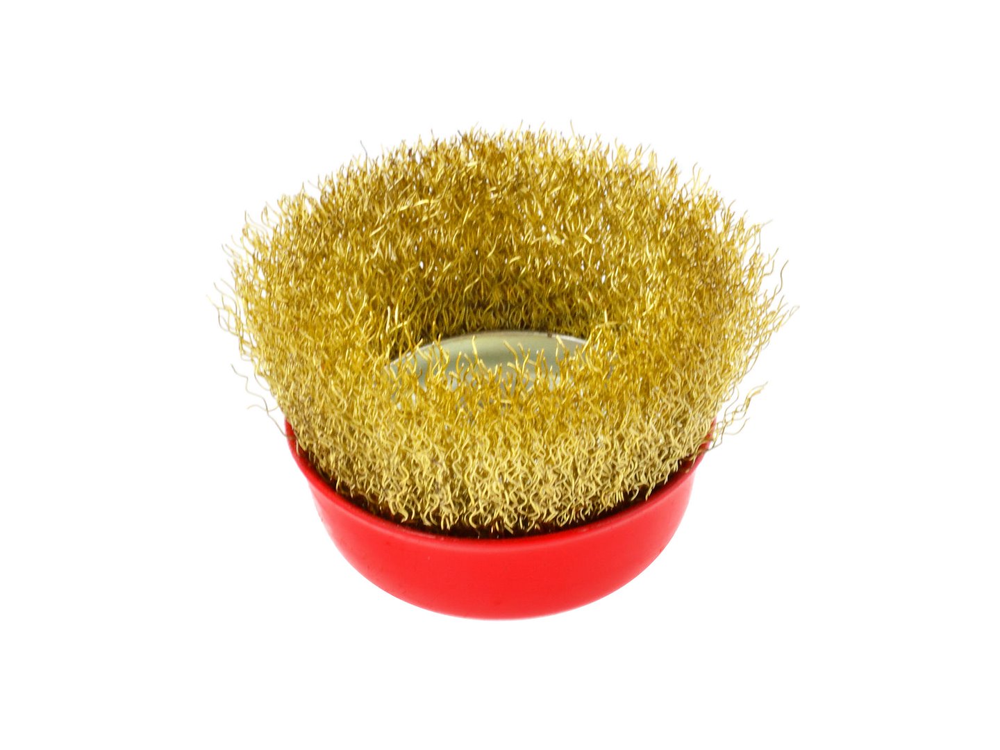 75 mm M14 Brass Crimped Wire Cup Brush