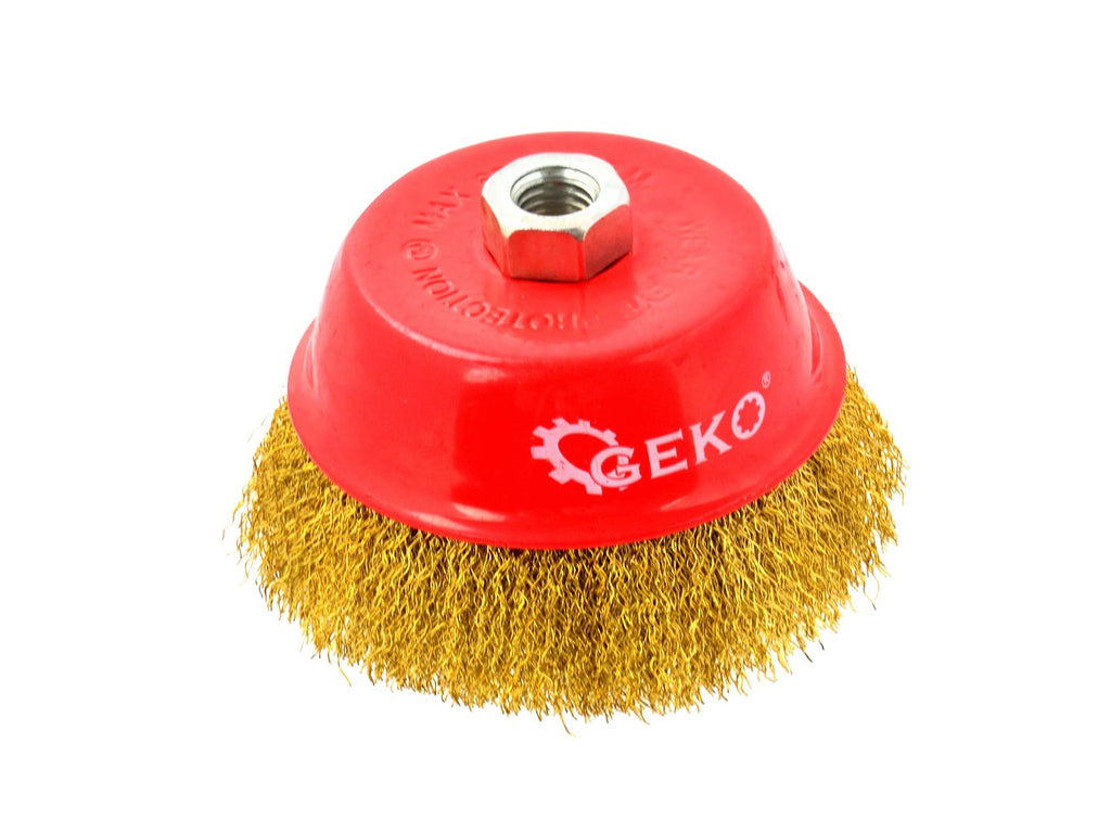 Brass Crimped Wire Cup Brush 125 mm (5") M14