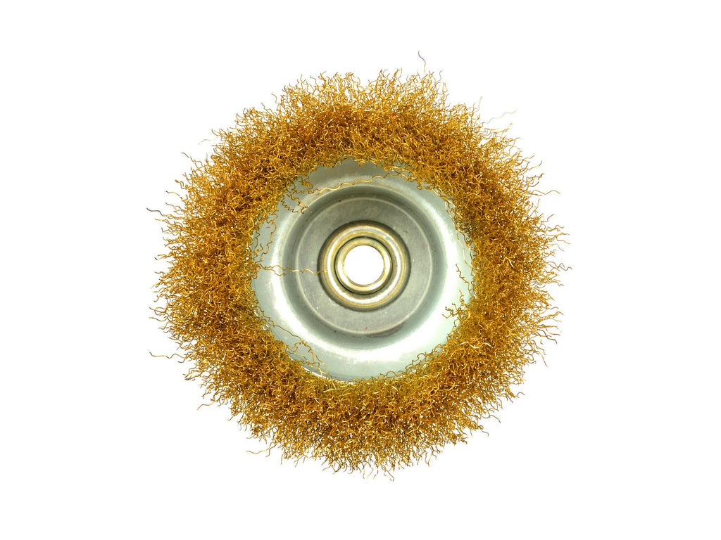 Brass Crimped Wire Cup Brush 125 mm (5") M14
