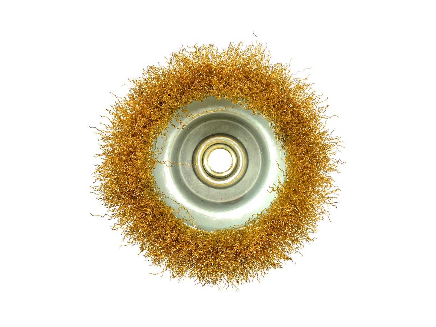 Brass Crimped Wire Cup Brush 125 mm (5") M14