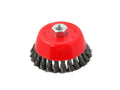 Steel Twisted-Knot Wire Cup Brush 75 mm M14 x 2 mm