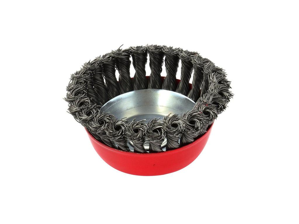 Steel Twisted-Knot Wire Cup Brush 75 mm M14 x 2 mm