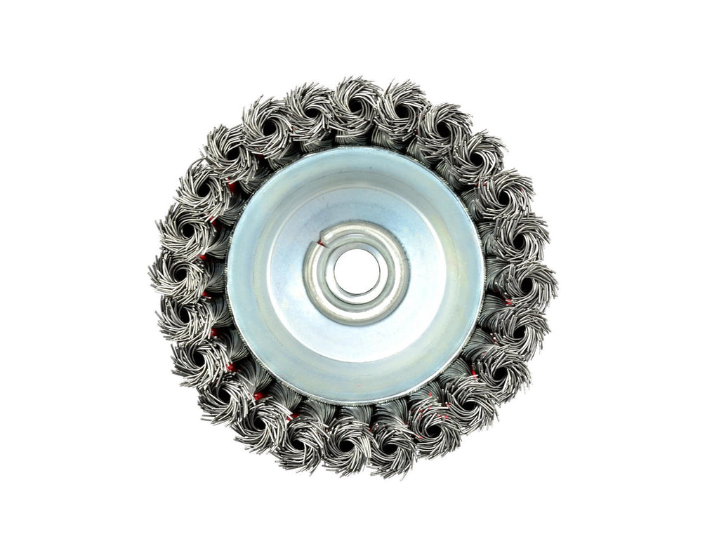 Steel Twisted-Knot Wire Cup Brush 75 mm M14 x 2 mm