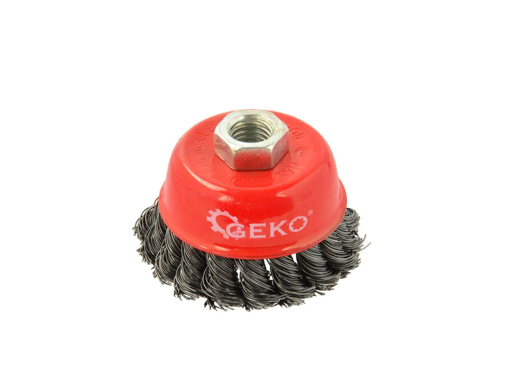 Steel Twisted-Knot Wire Cup Brush, 75 mm (3") M14