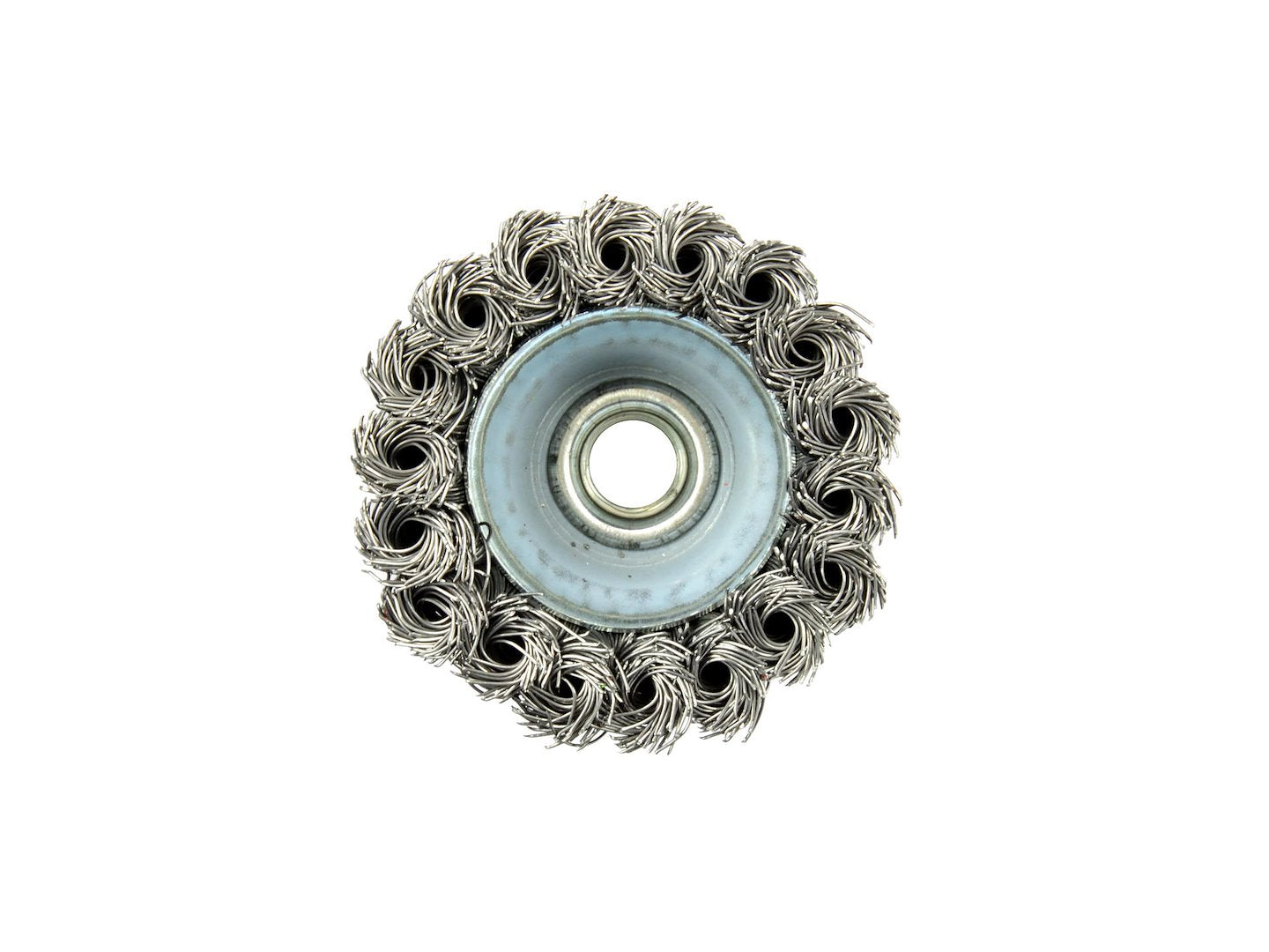 Steel Twisted-Knot Wire Cup Brush, 75 mm (3") M14