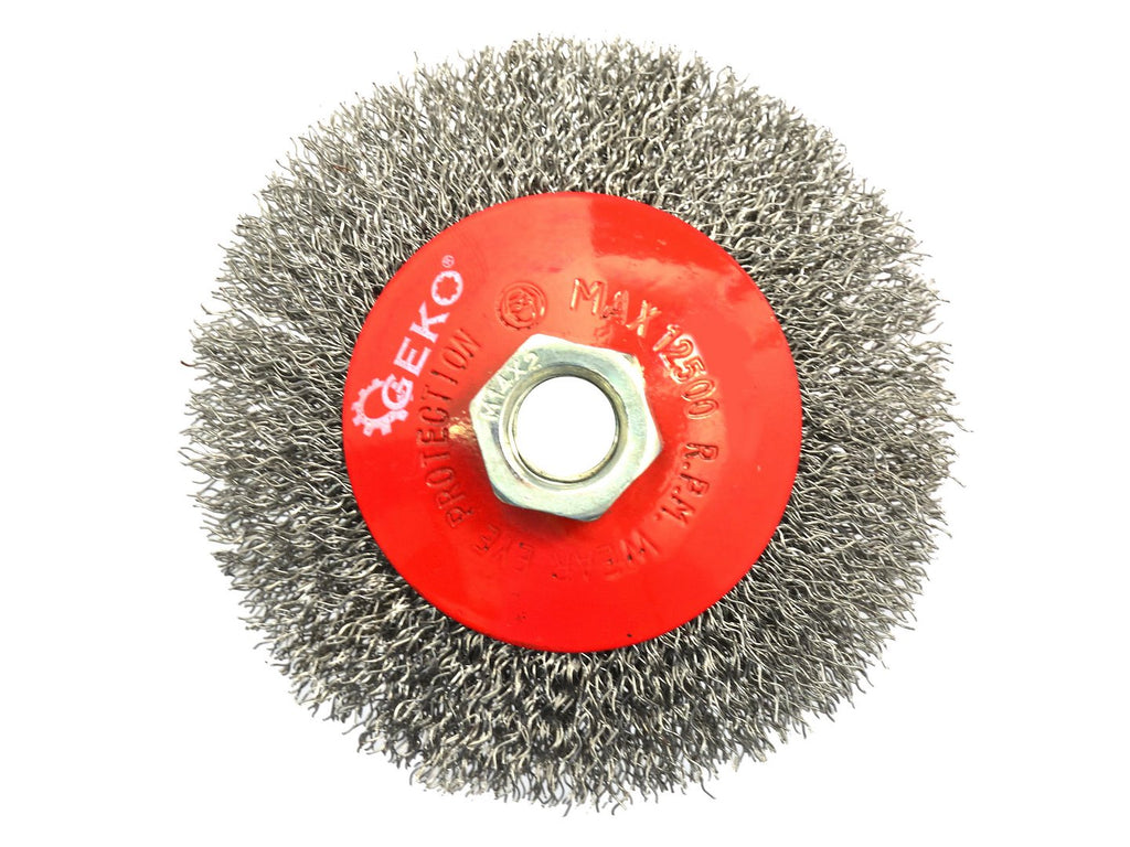 Stainless Steel Crimped Wire Wheel 100 mm M14