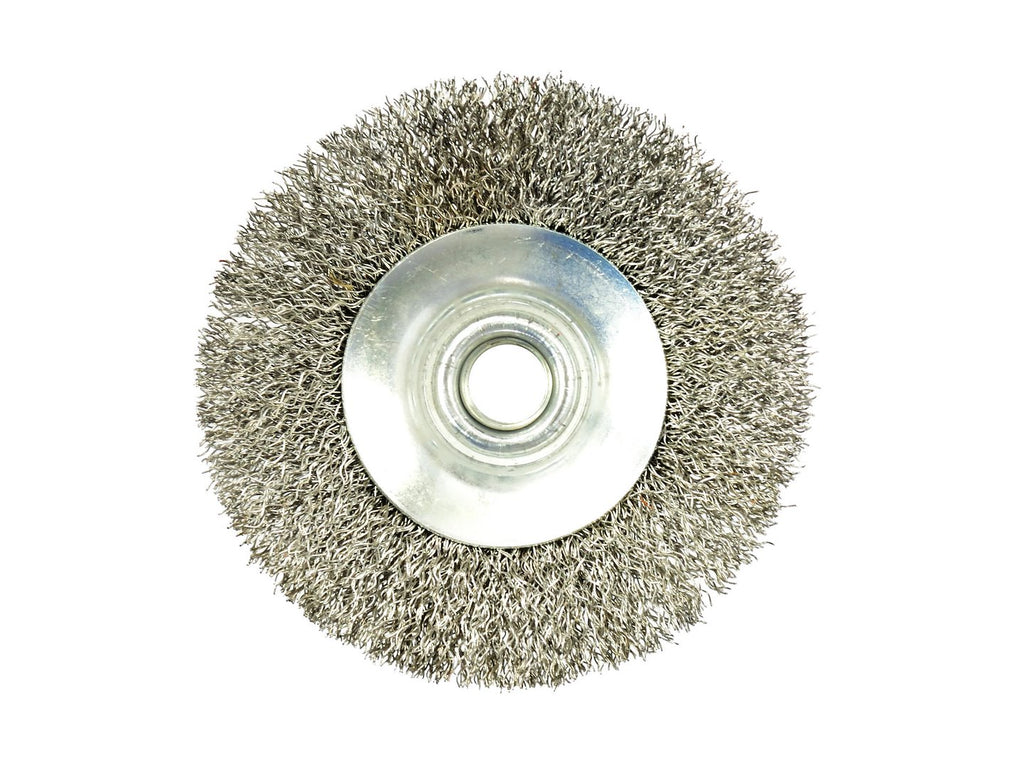 Stainless Steel Crimped Wire Wheel 100 mm M14