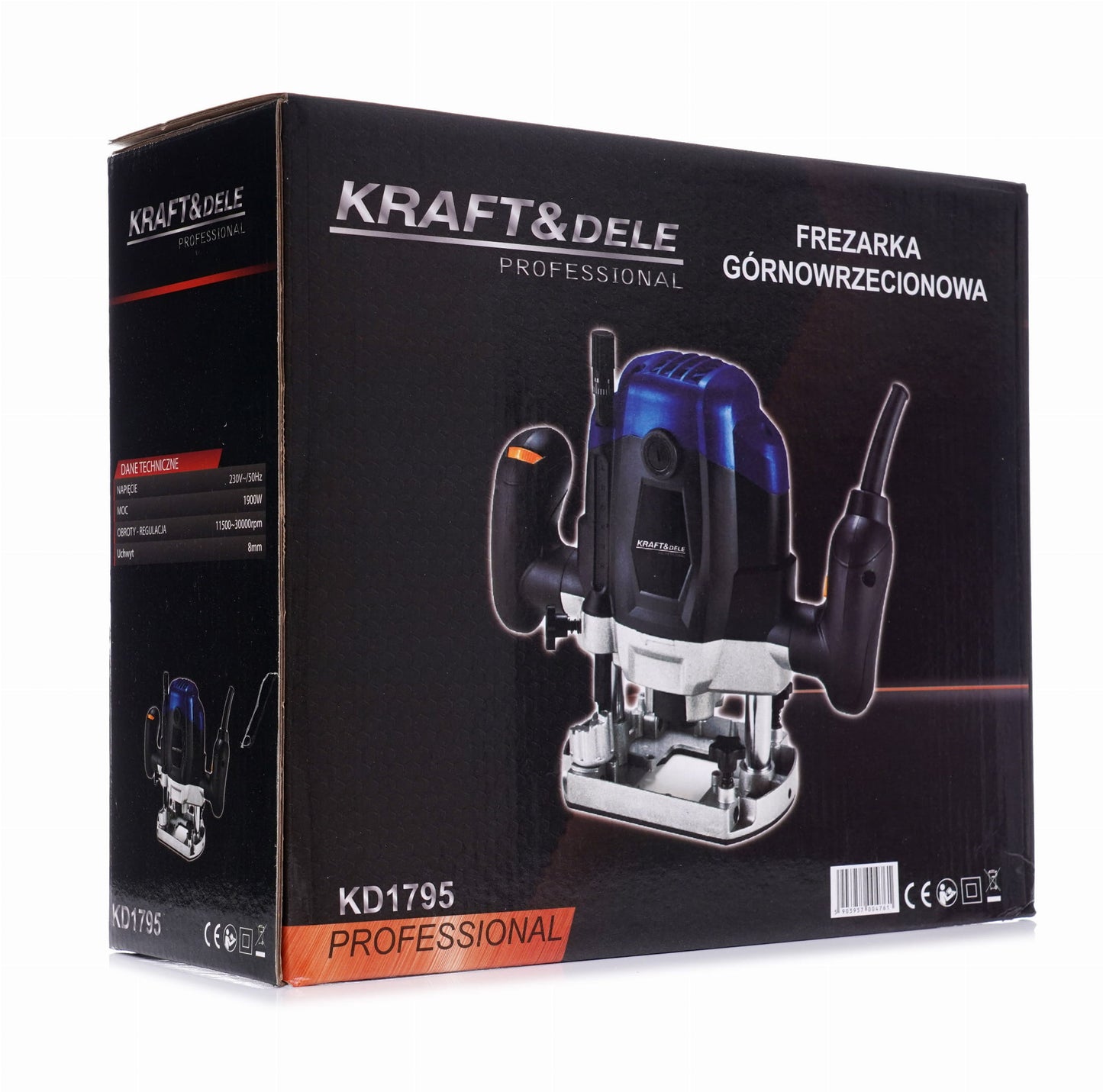KRAFT&DELE KD1795 ülafrees 1900W – 30 000 p/min, 44 mm