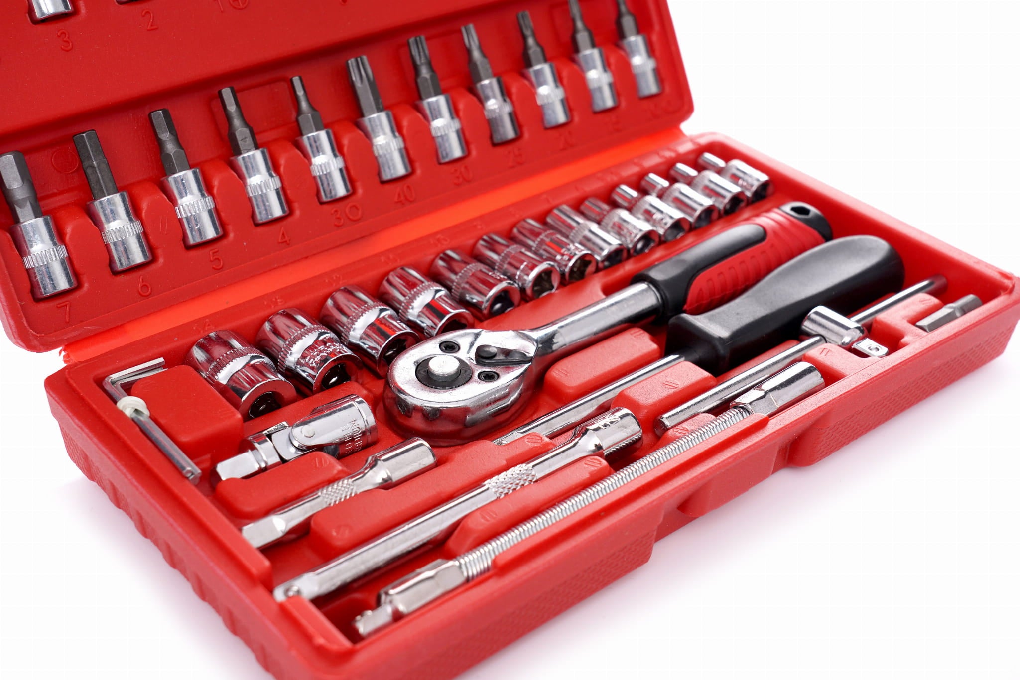 46-piece tool set socket wrenches KD10525