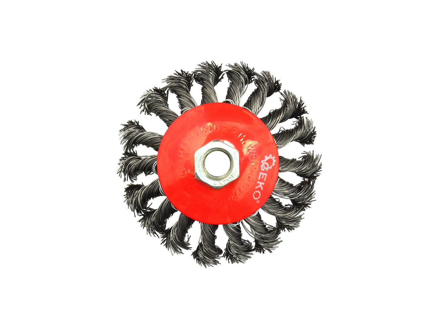 Bevel Twisted Knot Stainless Steel Wire Wheel M14 100 mm