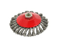 125 mm Bevel Twisted-Knot Stainless Steel Wire Brush, M14