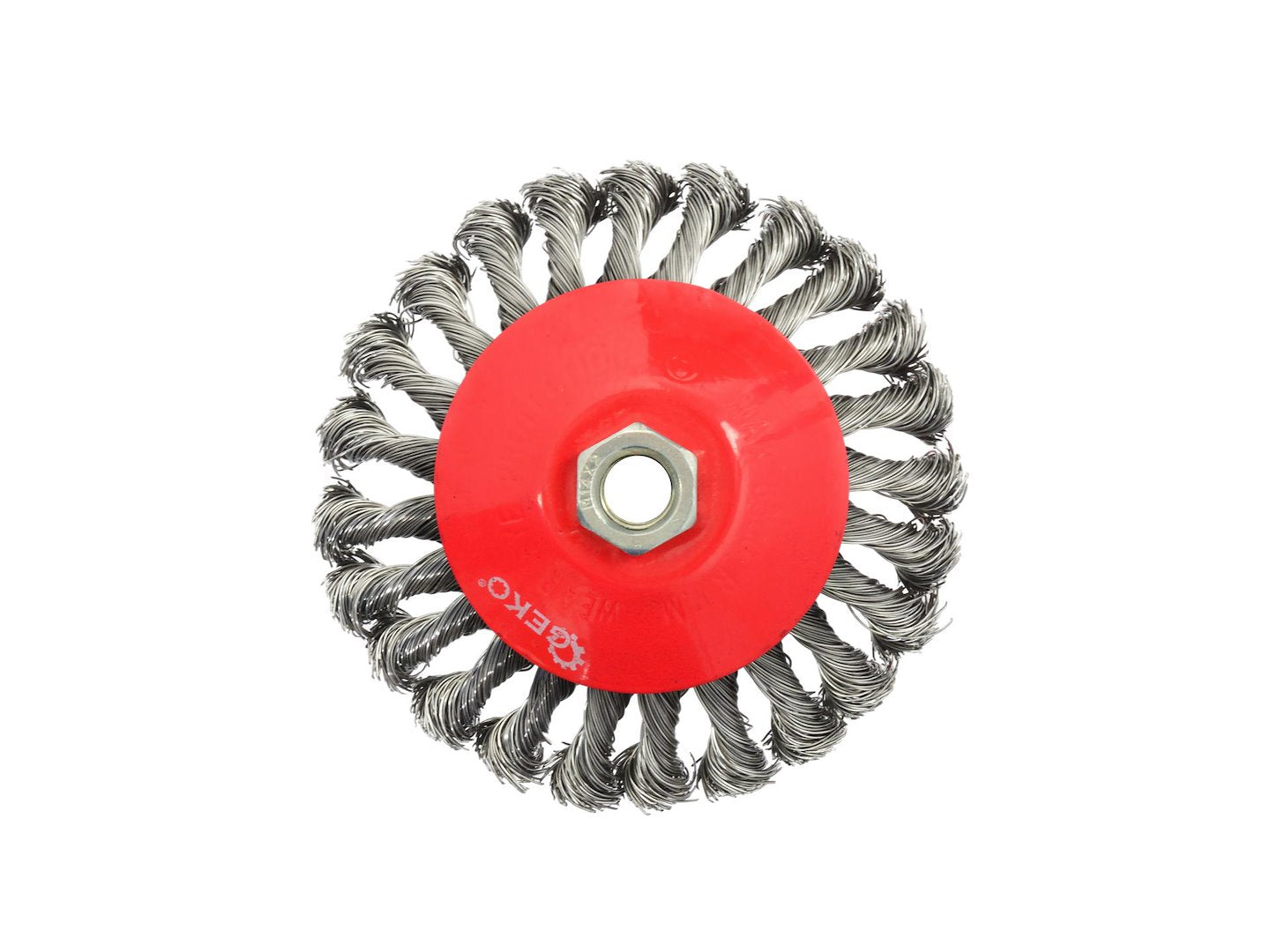 125 mm Bevel Twisted-Knot Stainless Steel Wire Brush, M14