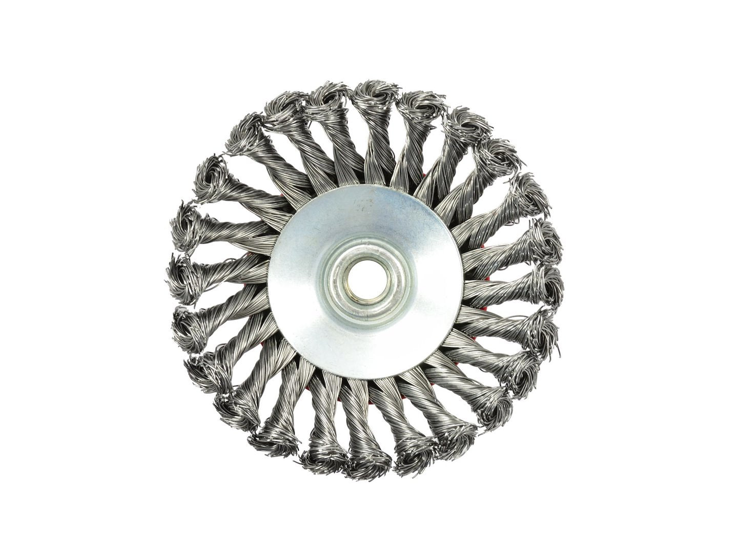 125 mm Bevel Twisted-Knot Stainless Steel Wire Brush, M14