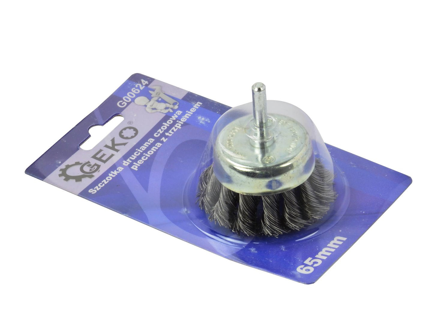 65 mm Steel Wire Cup Brush for Drills — 6 mm Shank