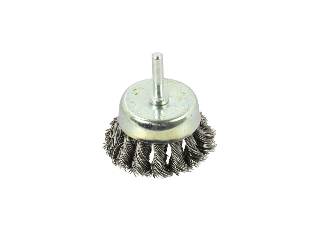 65 mm Steel Wire Cup Brush for Drills — 6 mm Shank