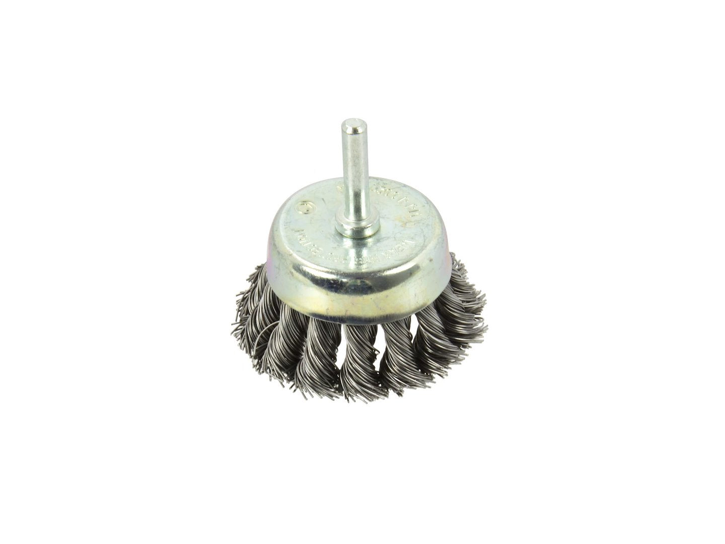 65 mm Steel Wire Cup Brush for Drills — 6 mm Shank