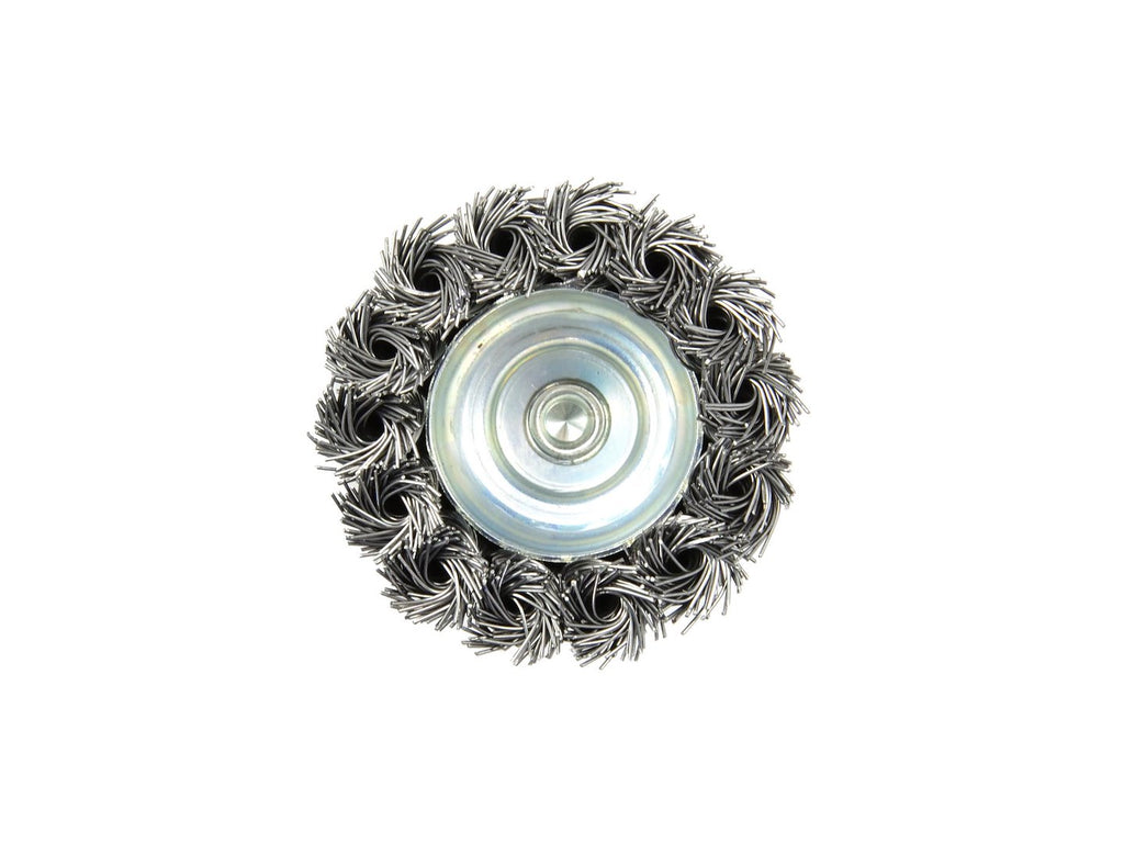 65 mm Steel Wire Cup Brush for Drills — 6 mm Shank