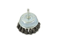 Steel Wire Cup Brush, 75 mm (6 mm Shank)