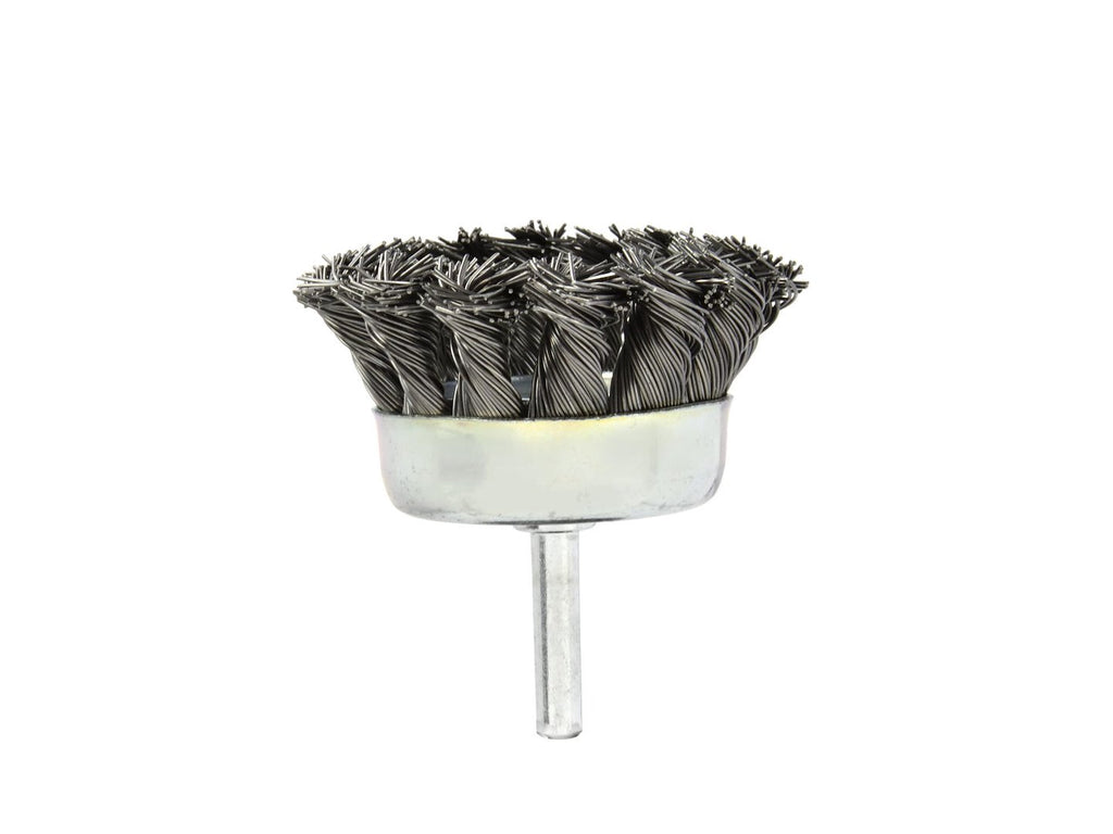 Steel Wire Cup Brush, 75 mm (6 mm Shank)