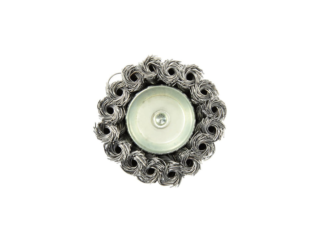 Steel Wire Cup Brush, 75 mm (6 mm Shank)