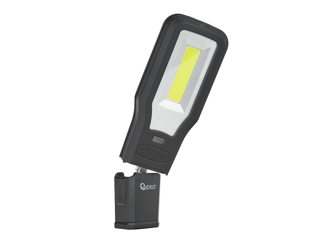 Powerbank Workshop Lamp with Magnet and Light Regulation + Charging Station, LED COB 10W + 5W, 2000mAh, 550lm, IP54
