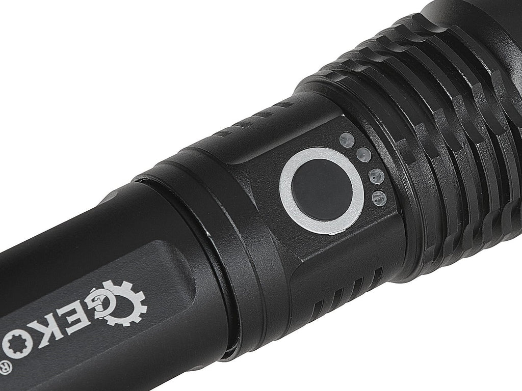 Tactical flashlight LED XHP50 15W 1800mAh 1500lm IPX3