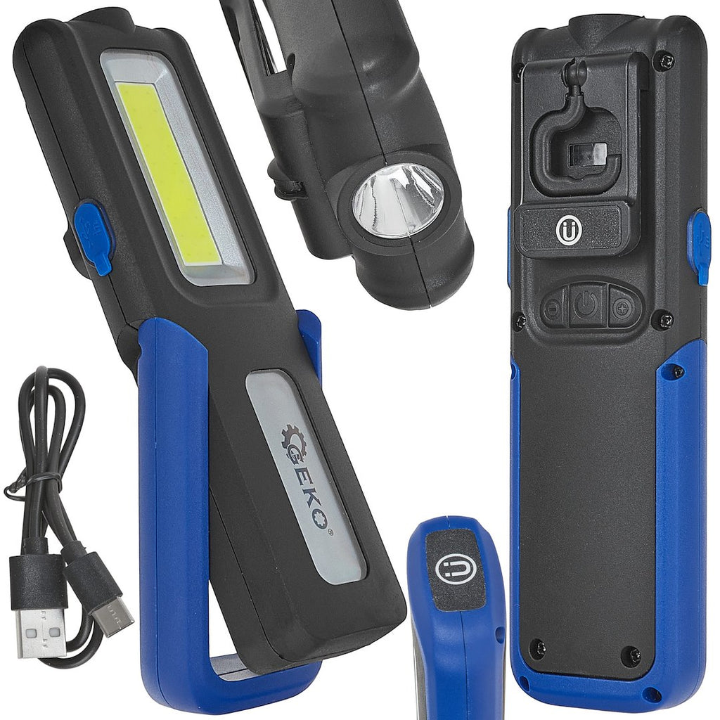 Powerbank workshop lamp with magnet and light regulation LED COB 5W + 3W 2000mAh 400lm IP44