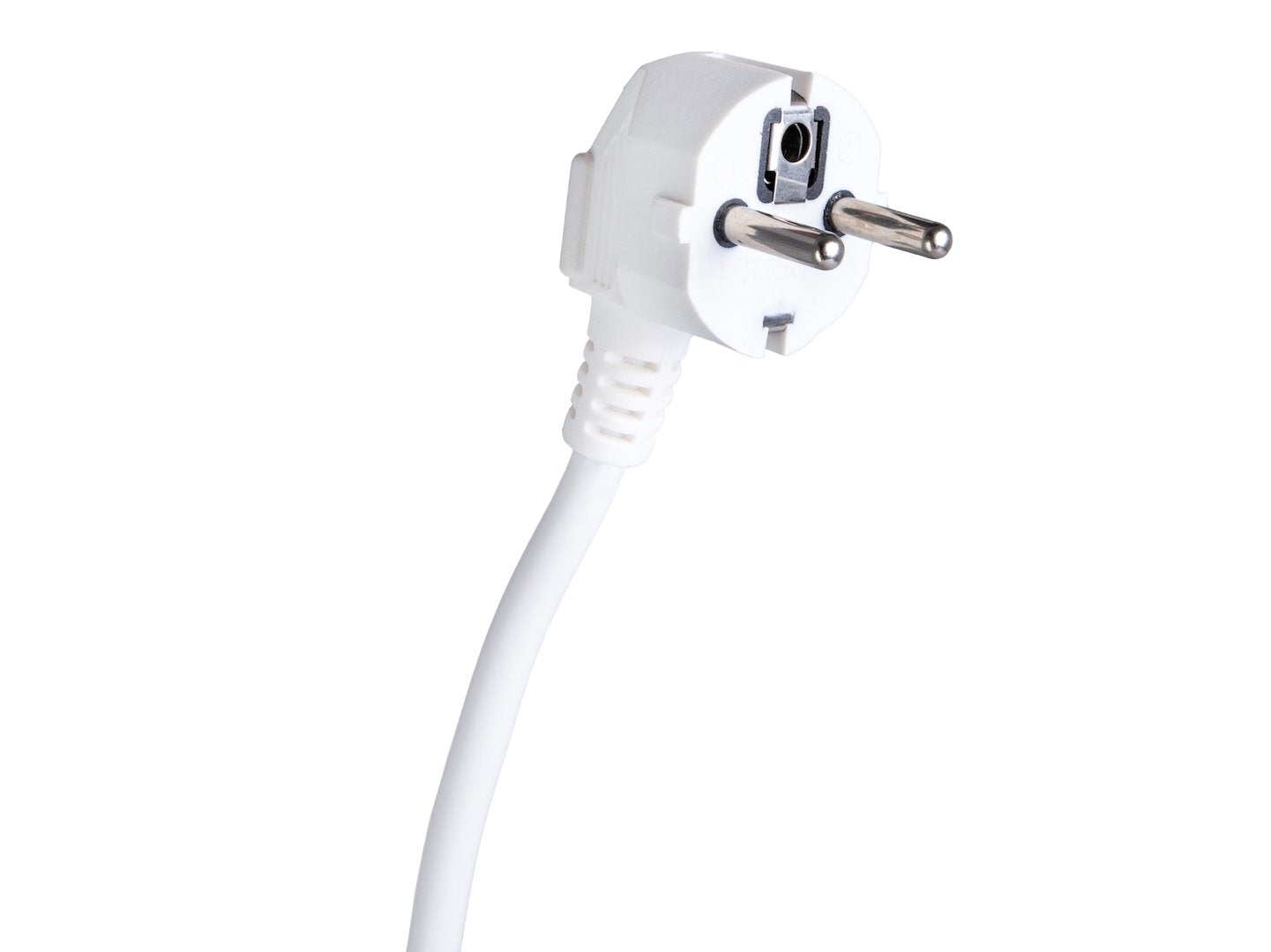 White extension cord with switch, 3 sockets, 3 m
