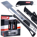 Utility knife 125x25x0.7 mm SK2H TVARDY – display box – Pack of 9