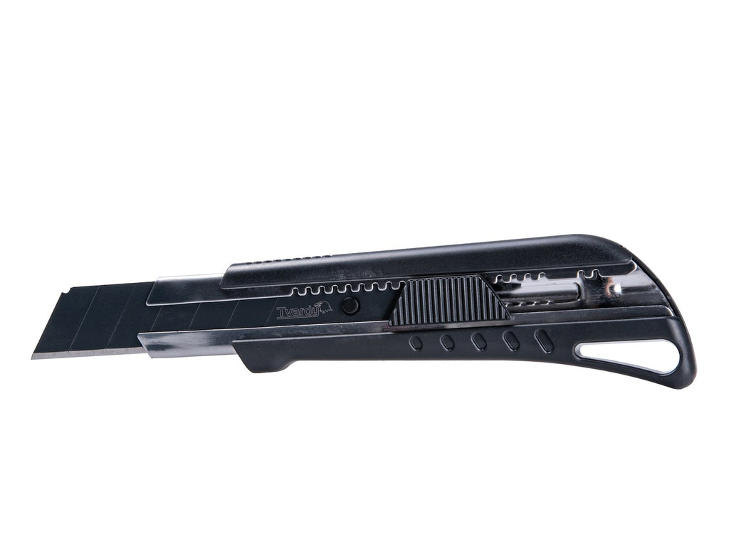 Utility knife 125x25x0.7 mm SK2H TVARDY – display box – Pack of 9