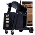 Welding Cart with Handle and 4 Drawers