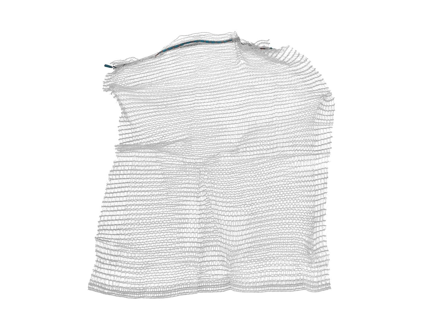 Raschel bag with drawstring 30x50 cm 5 kg / White – Pack of 100
