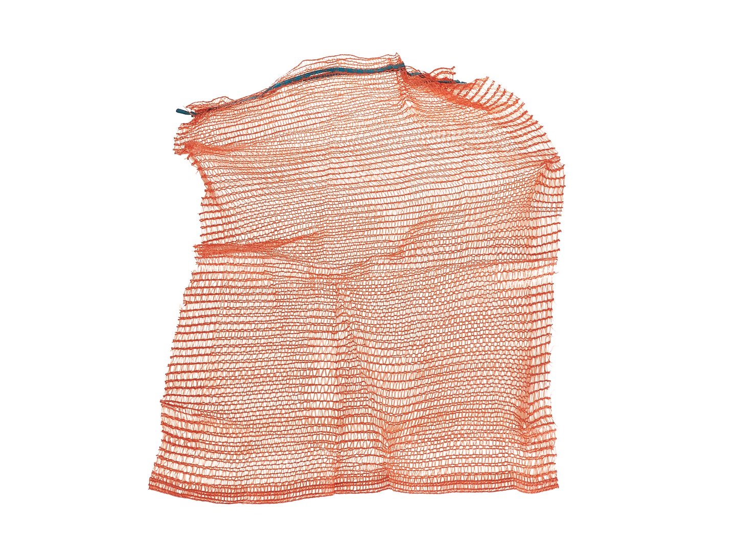 Raschel bag with drawstring, 50x80 cm, 30 kg / Orange – Pack of 100