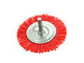 Nylon Filament Wheel Brush 75 mm for Drills, 6 mm Shank
