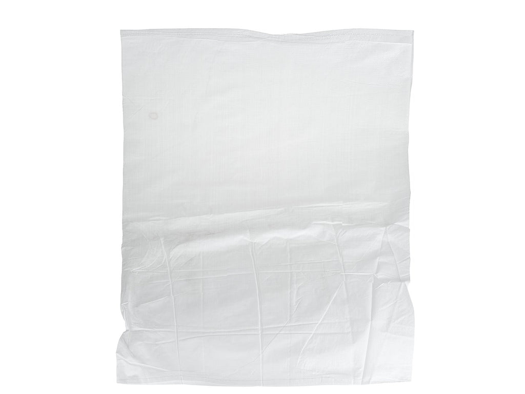 Woven polypropylene bag 80x125 cm, 80 kg / White – Pack of 100