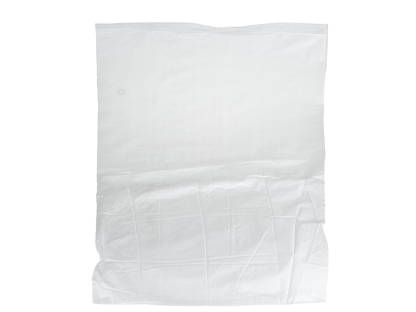 Woven polypropylene bag 80x125 cm, 80 kg / White – Pack of 100