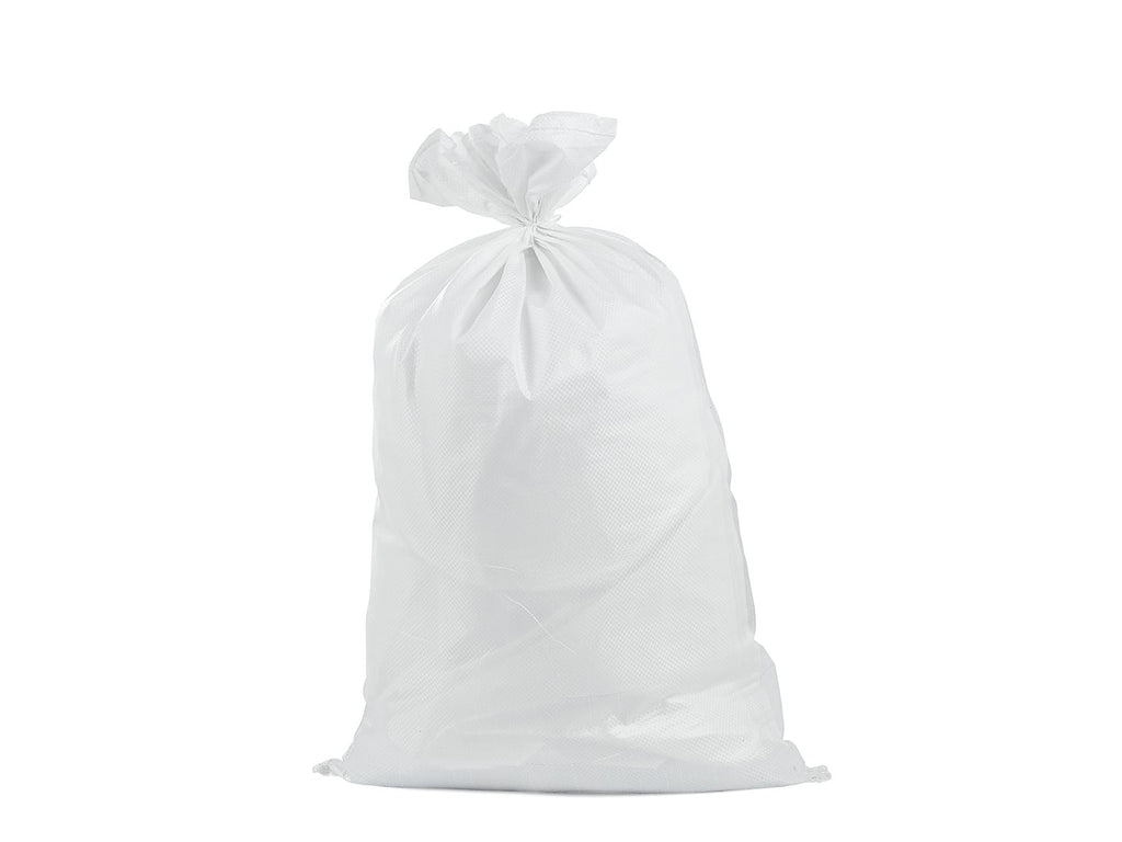 Woven polypropylene bag 80x125 cm, 80 kg / White – Pack of 100