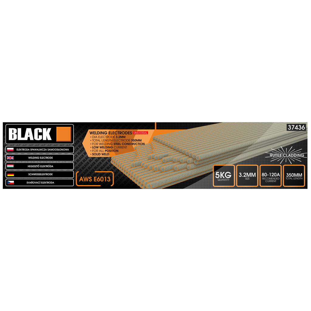 Universaalsed 3.2mm isekaitsvad keevituselektroodid 5kg 350mm