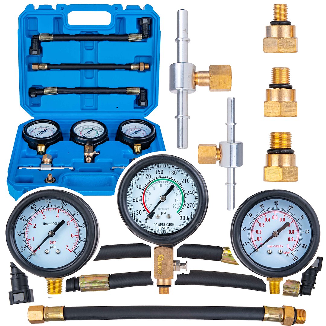 Motorcycle Compression and Fuel Pressure Tester