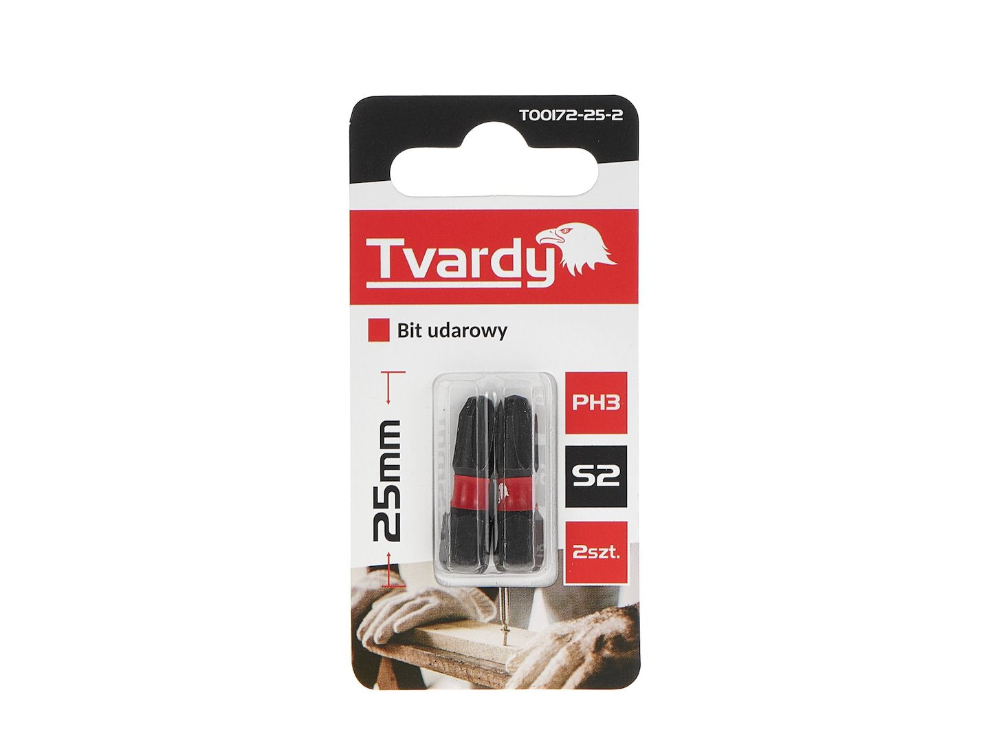 Impact screwdriver bit PH3 25mm S2 – Pack of 2