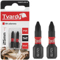 Impact Screwdriver Bit PZ1 25mm S2 – Pack of 2