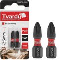 Impact Screwdriver Bit PZ2 25mm S2 – Pack of 2