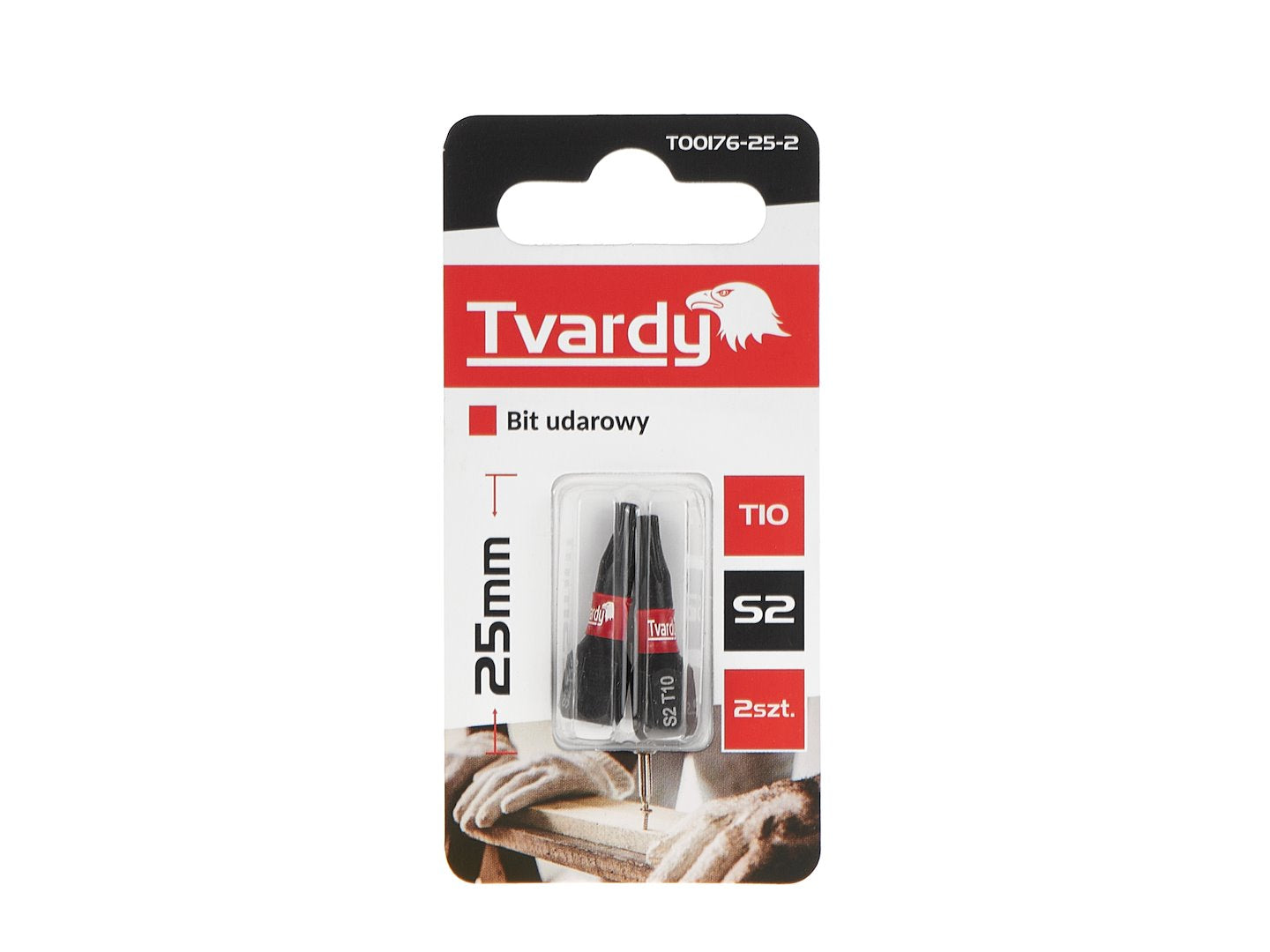 Impact Screwdriver Bit T10 25mm S2 – Pack of 2