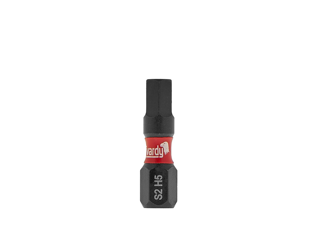 Impact Screwdriver Bit H5 25mm S2 – Pack of 2