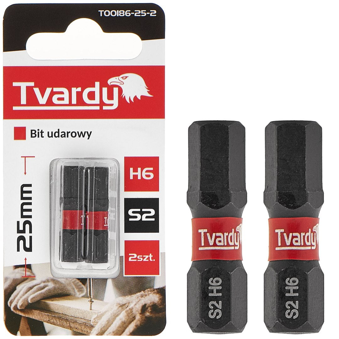 Impact Screwdriver Bit H5 25mm S2 – Pack of 2