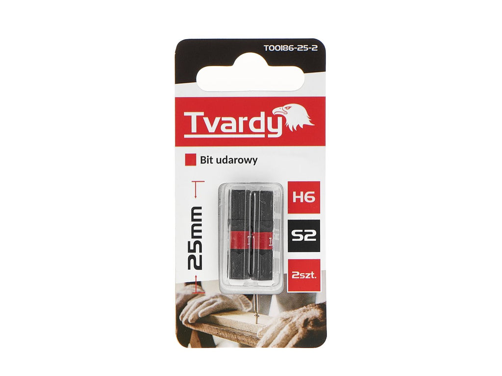 Impact Screwdriver Bit H5 25mm S2 – Pack of 2