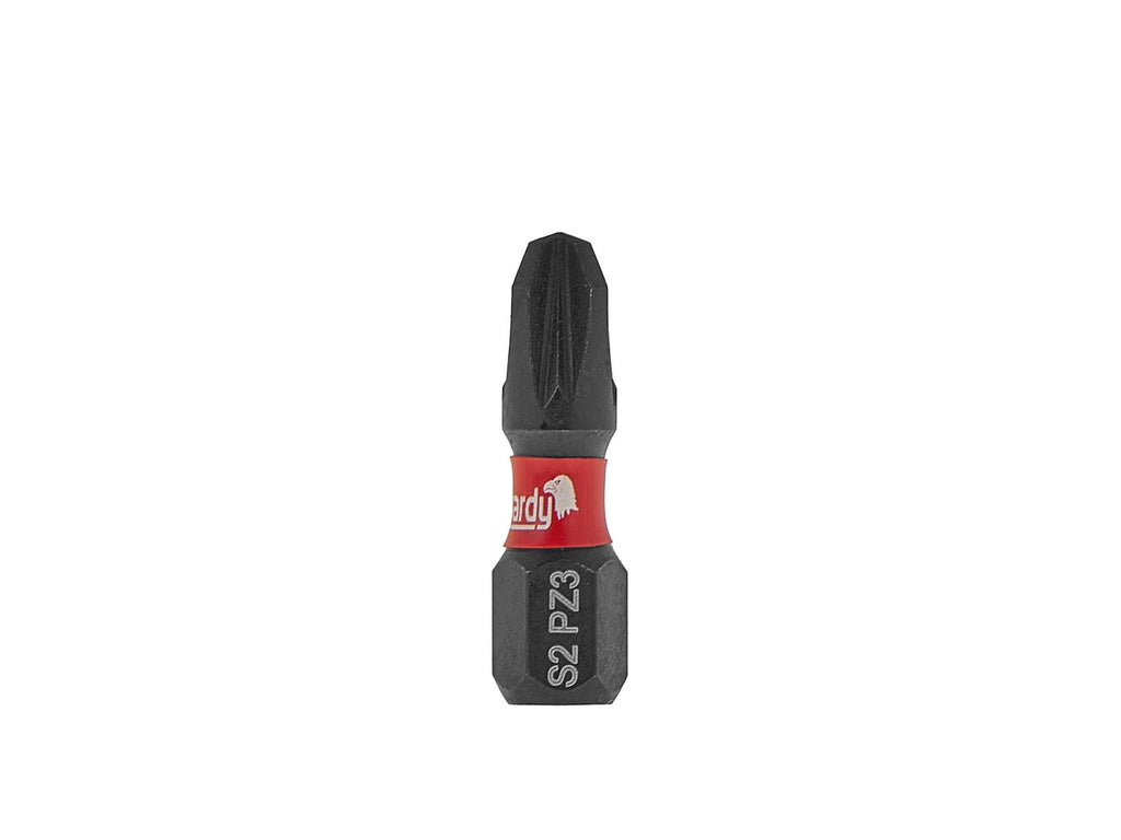 Impact screwdriver bit PZ3 25mm S2 – Box – Pack of 10