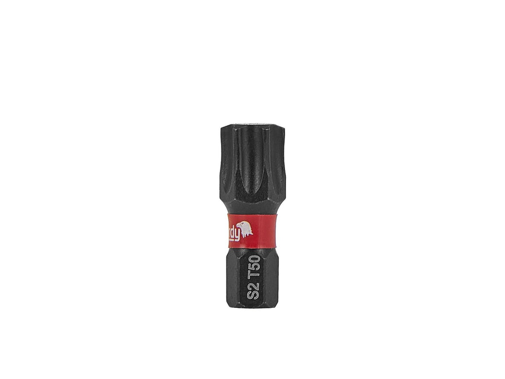 Impact screwdriver bit T50 25mm S2 – box – Pack of 10