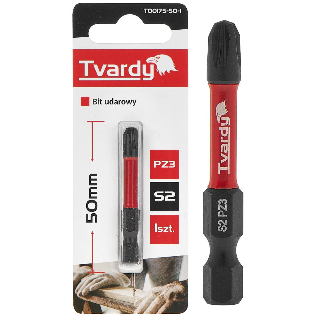 Impact Screwdriver Bit PZ3 50 mm S2