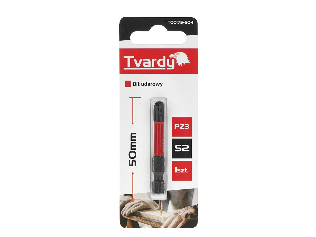 Impact Screwdriver Bit PZ3 50 mm S2